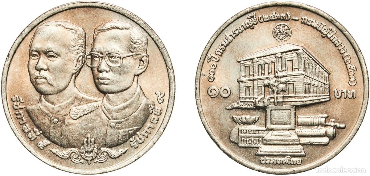 Material numism&aacute;tico: Thailand Kingdom BE 2533 (1990) 10 Baht - Rama IX (Office of the Comptroller General) Copper-nickel