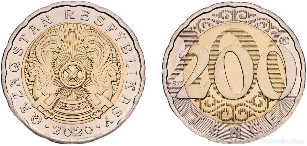 Material numism&aacute;tico: Kazakhstan Republic 2020 QUB 200 Tenge Bimetallic: aluminium brass centre in copper-nickel ring Kaz