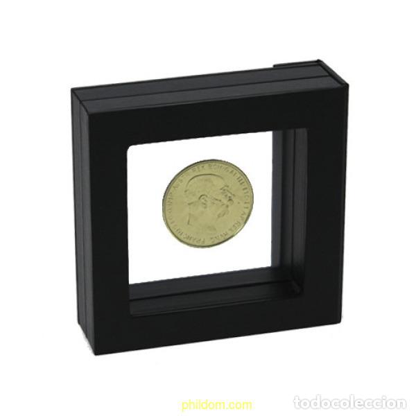 Material numism&aacute;tico: Marco flotante SAFE silicona 3D 100x100 (70x70) 4504