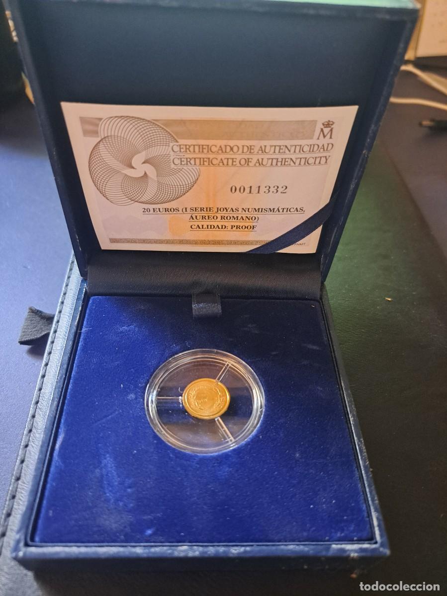 Numismatic Material: Aureo Romano, colecci&oacute;n FNMT, oro.