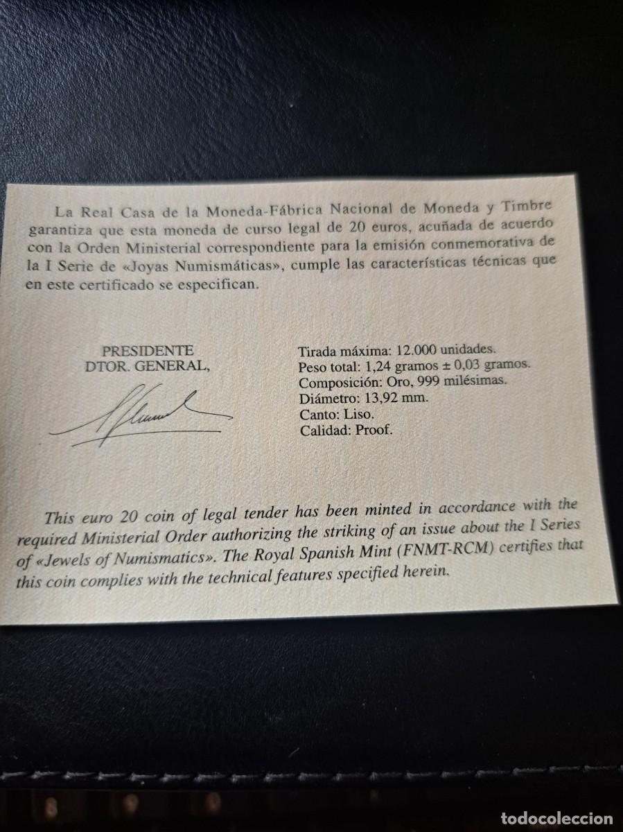 Material numism&aacute;tico: Aureo Romano, colecci&oacute;n FNMT, oro. - Foto 2