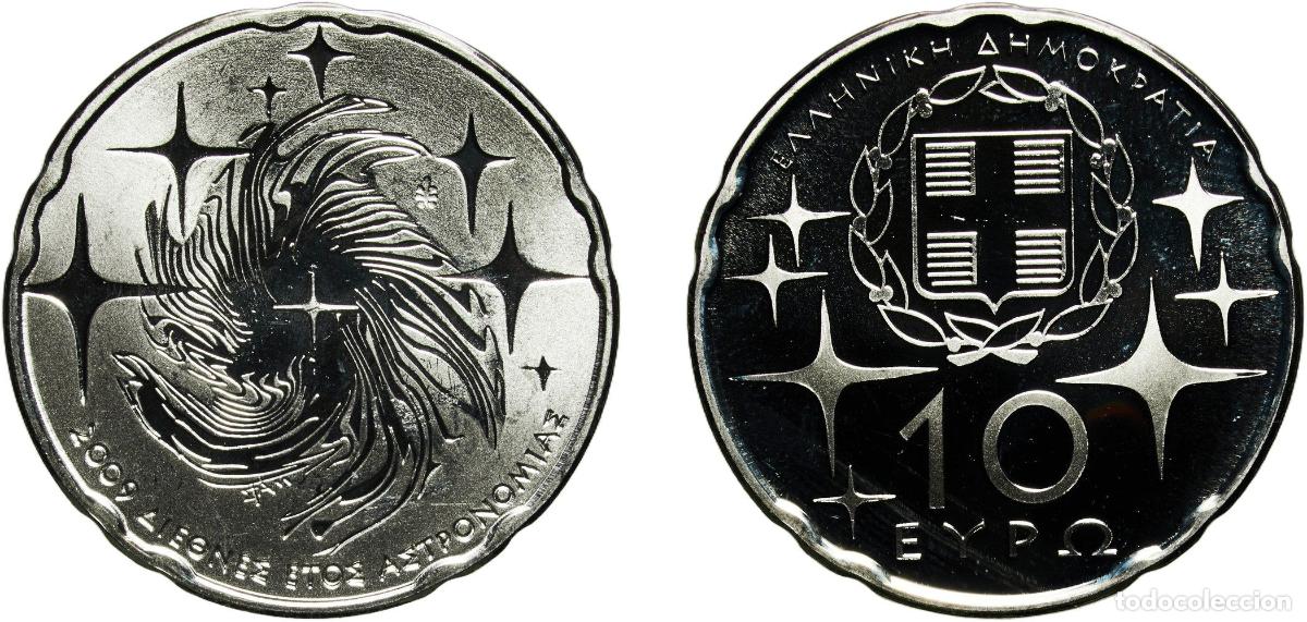 Material numism&aacute;tico: Greece Third Hellenic Republic 2009 10 Euros (International Year of Astronomy) Silver (.925) The Na