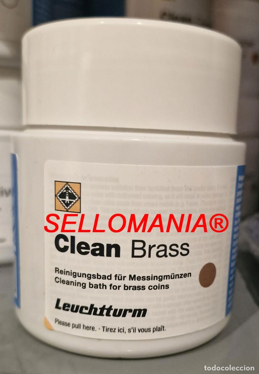 Materiale numismatico: NUEVO LIQUIDO LIMPIA MONEDAS BRONCE Y LATON LEUCHTTURM BOTE BLANCO 200 ml