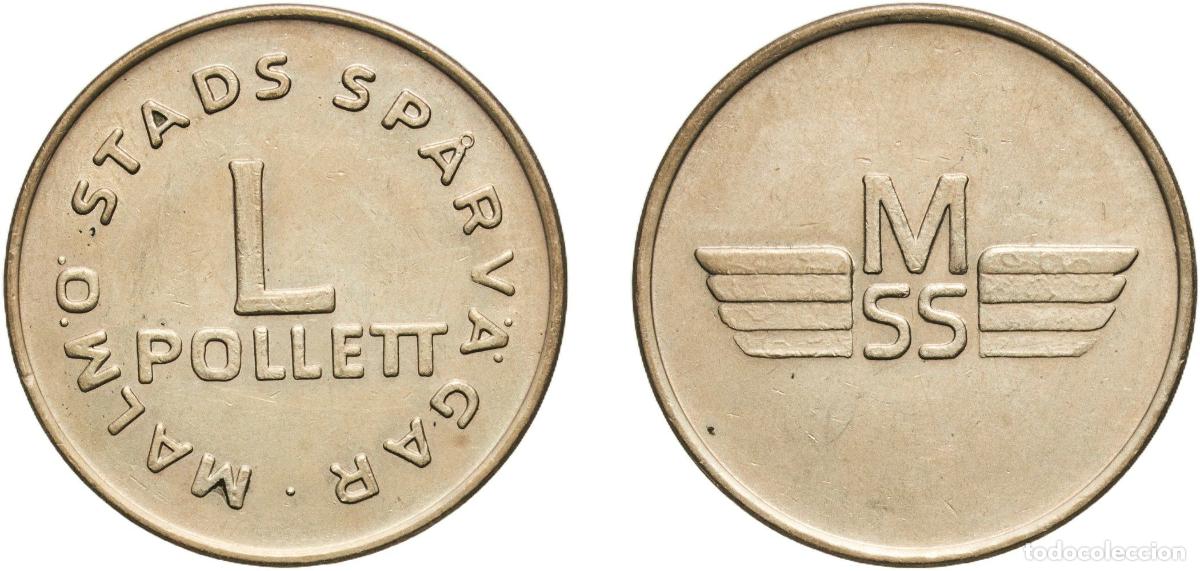 Material numism&aacute;tico: Sweden Kingdom 1961 - 1971 Token - Malm&ouml; stads sp&aring;rv&auml;gar MSS L Nickel 3.46g UNC