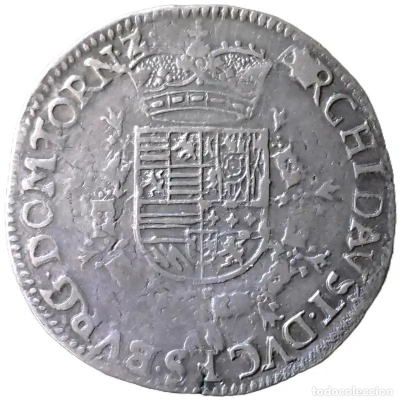 Material numism&aacute;tico: Moneda Patag&oacute;n. Alberto e Isabel. Tournai. Sin fecha - Foto 2
