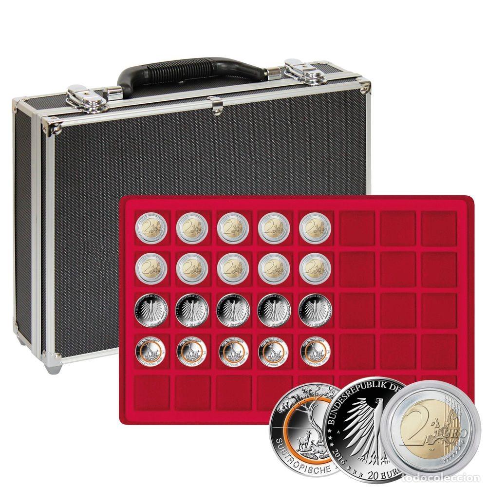 Material numism&aacute;tico: Estuche Volterra para monedas 2 &euro;uros ERASMUS. - Foto 19