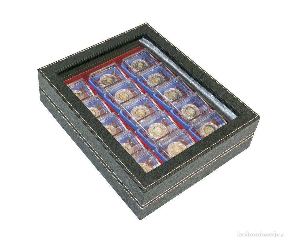 Material numism&aacute;tico: Estuche Volterra para monedas 2 &euro;uros ERASMUS. - Foto 23