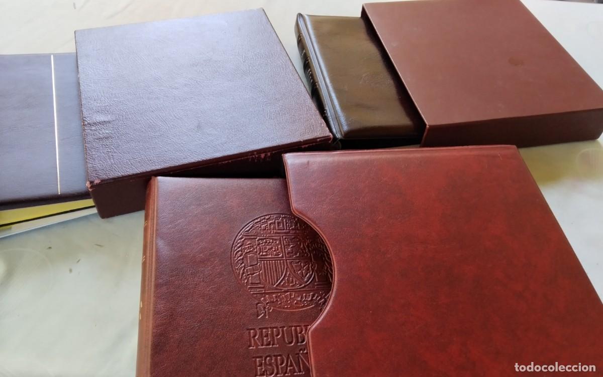 Material numism&aacute;tico: TRES ALBUMES DE MONEDAS , VER FOTOS , BUEN ESTADO