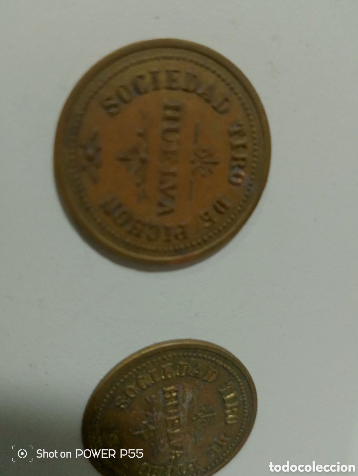 Material numism&aacute;tico: Ficha de tir&oacute; pich&oacute;n