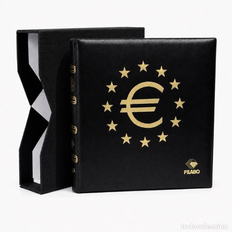 Numismatisches Material: &Aacute;lbum Numis Euro Imitaci&oacute;n Piel con cajet&iacute;n Filabo