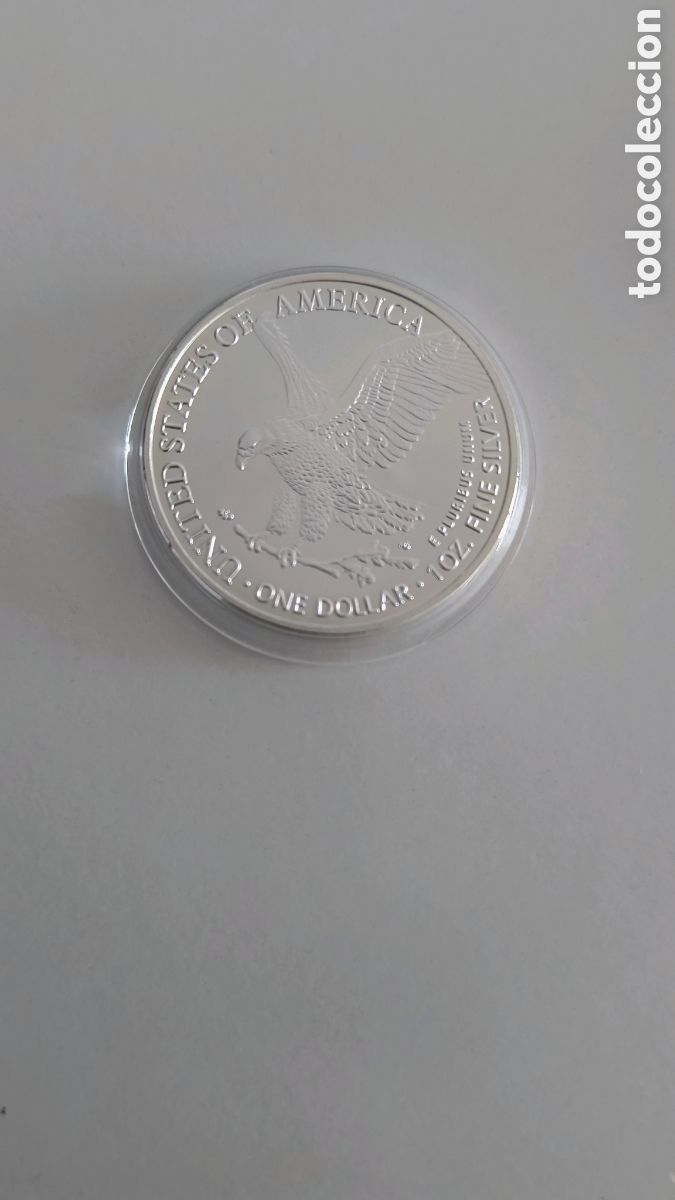 Numismatisches Material: American Silver Eagle 2026 1oz - Dise&ntilde;o &rdquo;Walking Liberty&rdquo;- Silver Plated-