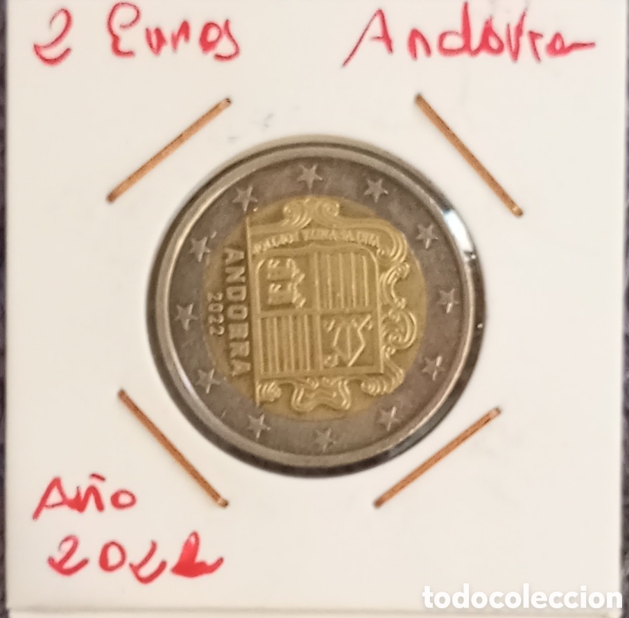 Material numism&aacute;tico: Lote 3 monedas Andorra - Foto 2