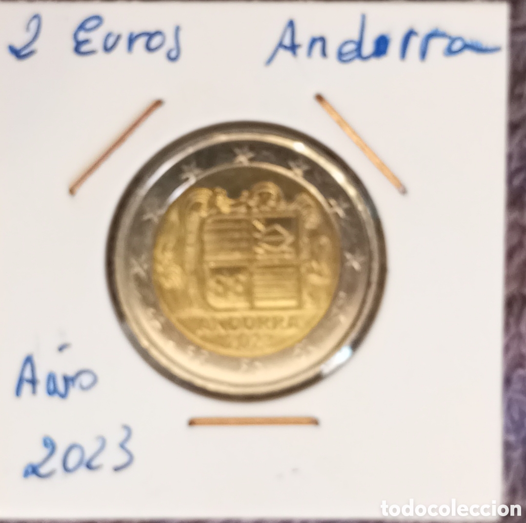 Material numism&aacute;tico: Lote 3 monedas Andorra - Foto 3