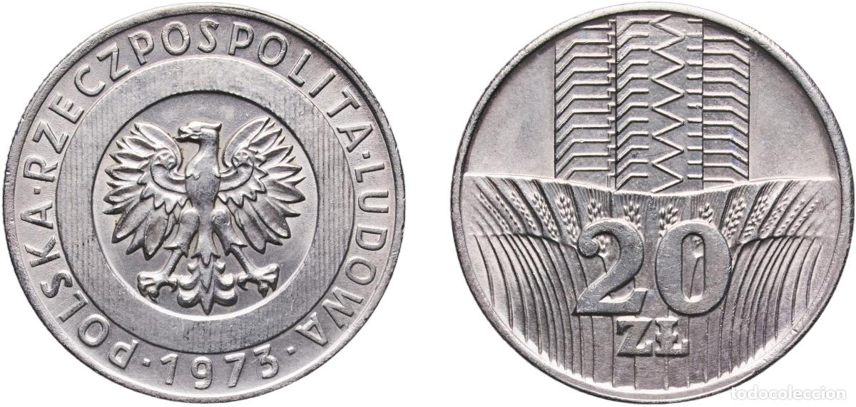 Material numism&aacute;tico: Poland People's Republic 1973 20 Zlotys Copper-nickel Kremnica Mint (25000000) 9.91g UNC Sch&ouml;n 62.1