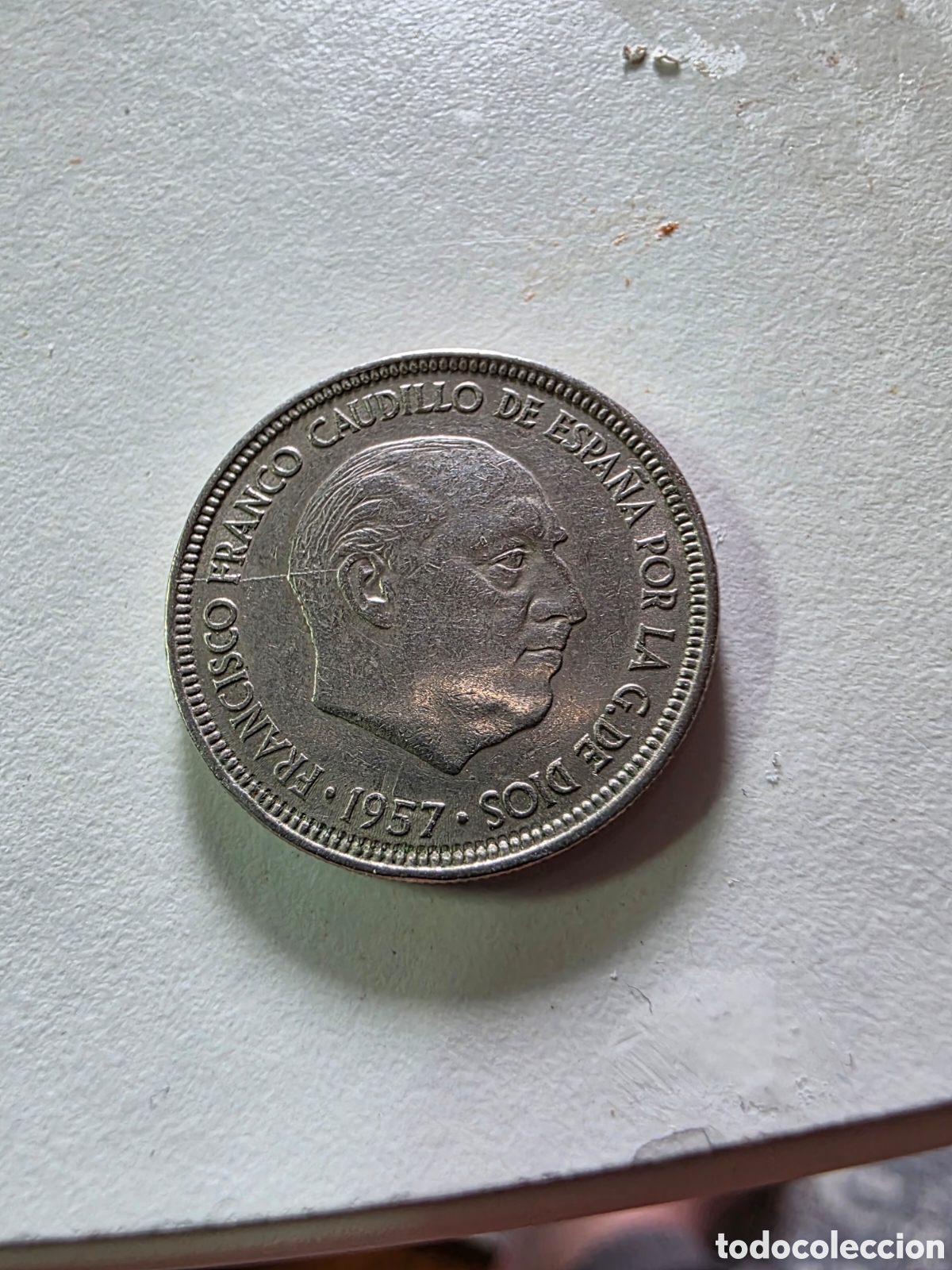 Material numism&aacute;tico: Moeda &uacute;nica de 5 ptas - Foto 2