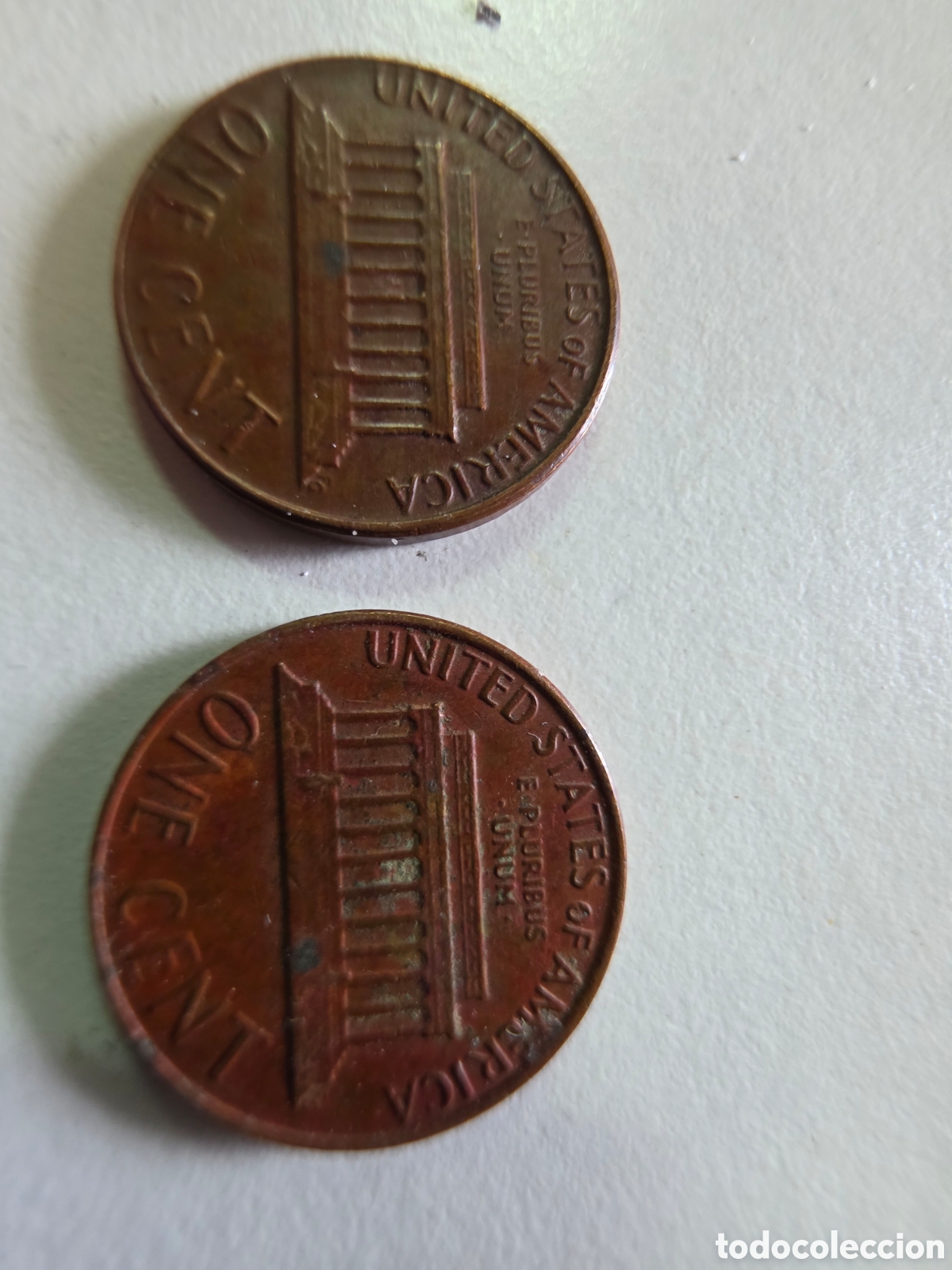 Material numism&aacute;tico: One cent estados Unidos 1978 e 1976 - Foto 6