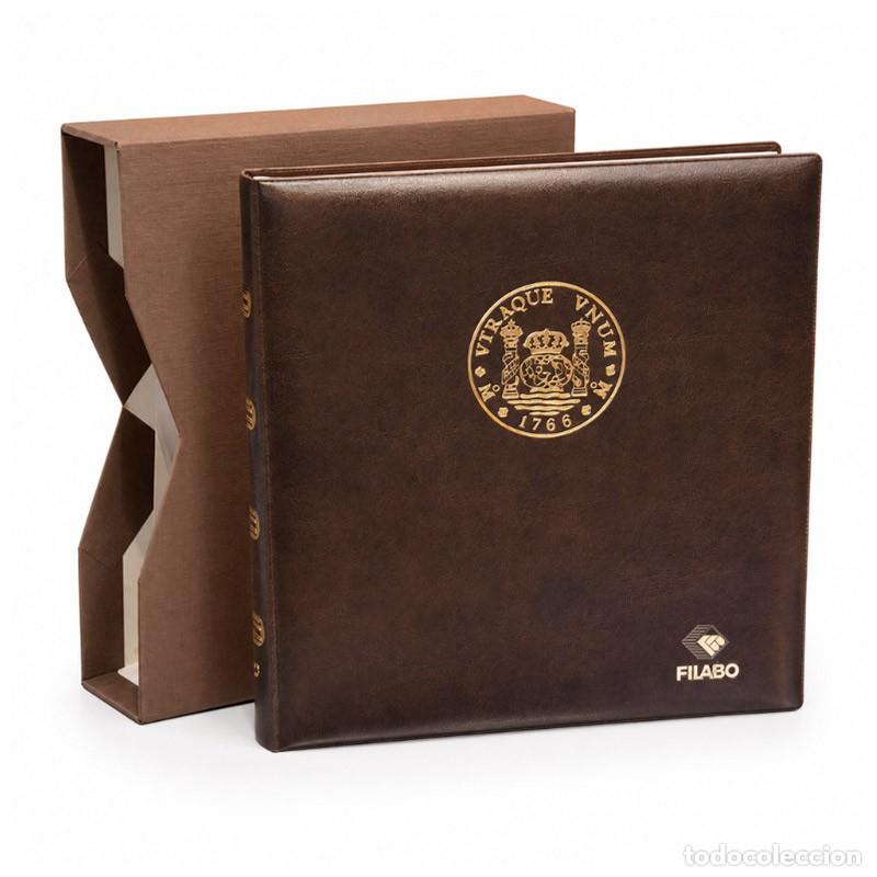Numismatisches Material: ALBUM MONEDAS NUMIS MARRON CON CAJETIN