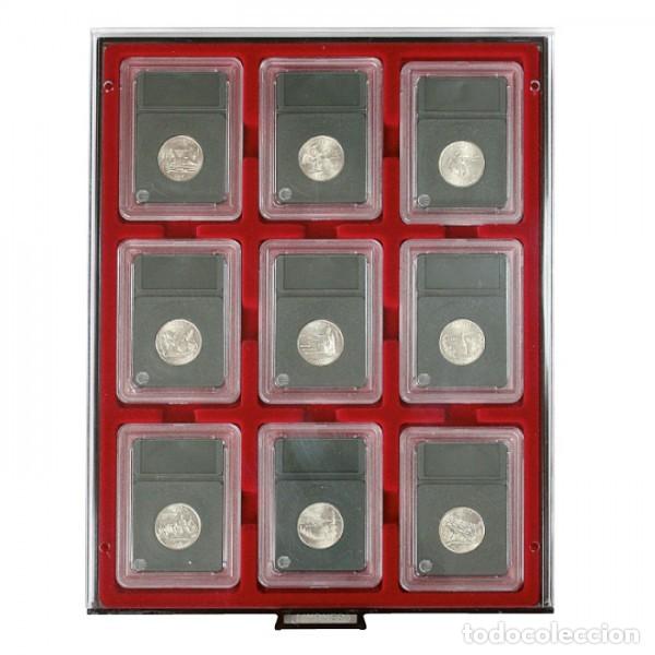 Material numism&aacute;tico: Bandeja 35 Divisiones, para 2 &euro;uros en c&aacute;psulas. - Foto 15