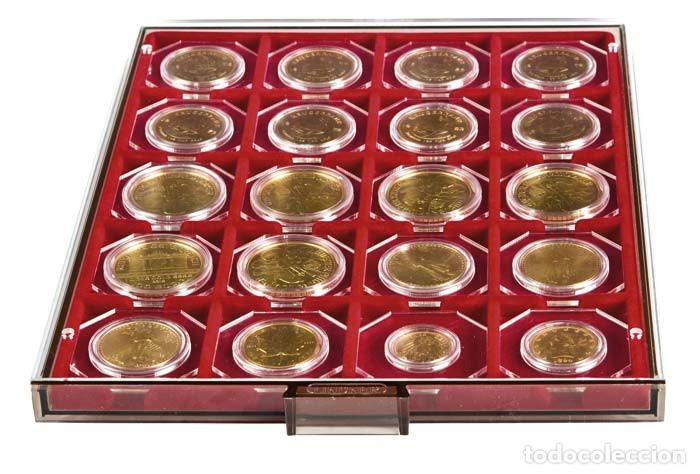 Material numism&aacute;tico: Bandeja 35 Divisiones, para 2 &euro;uros en c&aacute;psulas. - Foto 20