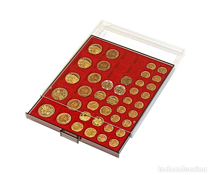 Material numism&aacute;tico: Bandeja 35 Divisiones, para 2 &euro;uros en c&aacute;psulas. - Foto 22