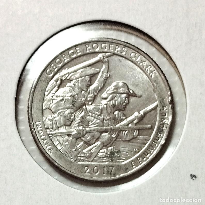 Mat&eacute;riel numismatique: AMERICA . ESTADOS UNIDOS . QUARTER DOLLAR 2017 . INDIANA . SIN CIRCULAR