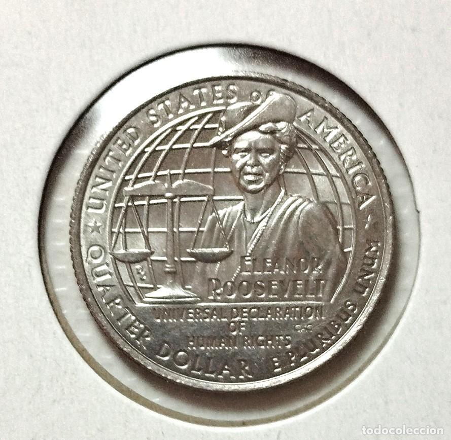 Numismatisches Material: AMERICA . ESTADOS UNIDOS . QUARTER DOLLAR 2023. ROOSEVELI . SIN CIRCULAR