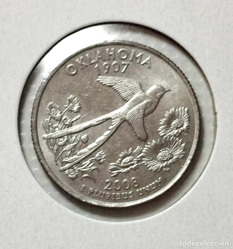 Numismatisches Material: AMERICA . ESTADOS UNIDOS . QUARTER DOLLAR 2008 . OKLAHOMA . SIN CIRCULAR