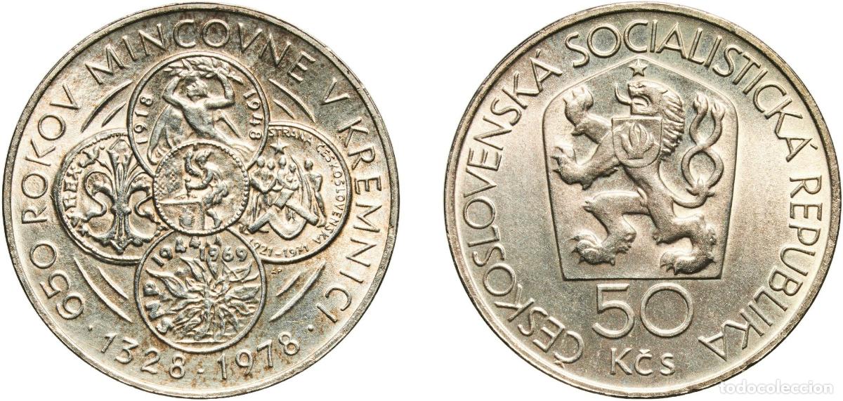 Material numism&aacute;tico: Czechoslovakia Socialist Republic 1978 50 Korun (Kremnica Mint) Silver (.700) (Copper .300) (93000)