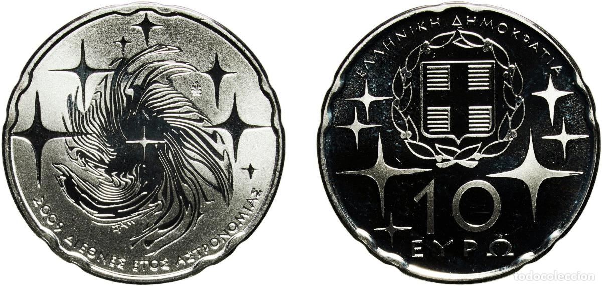 Material numism&aacute;tico: Greece Third Hellenic Republic 2009 10 Euros (International Year of Astronomy) Silver (.925) The Na
