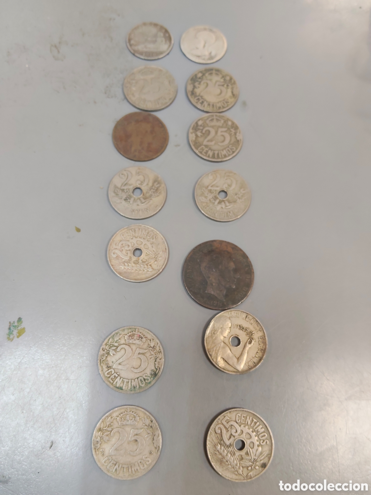 Material numism&aacute;tico: Lote de monedas antiguas