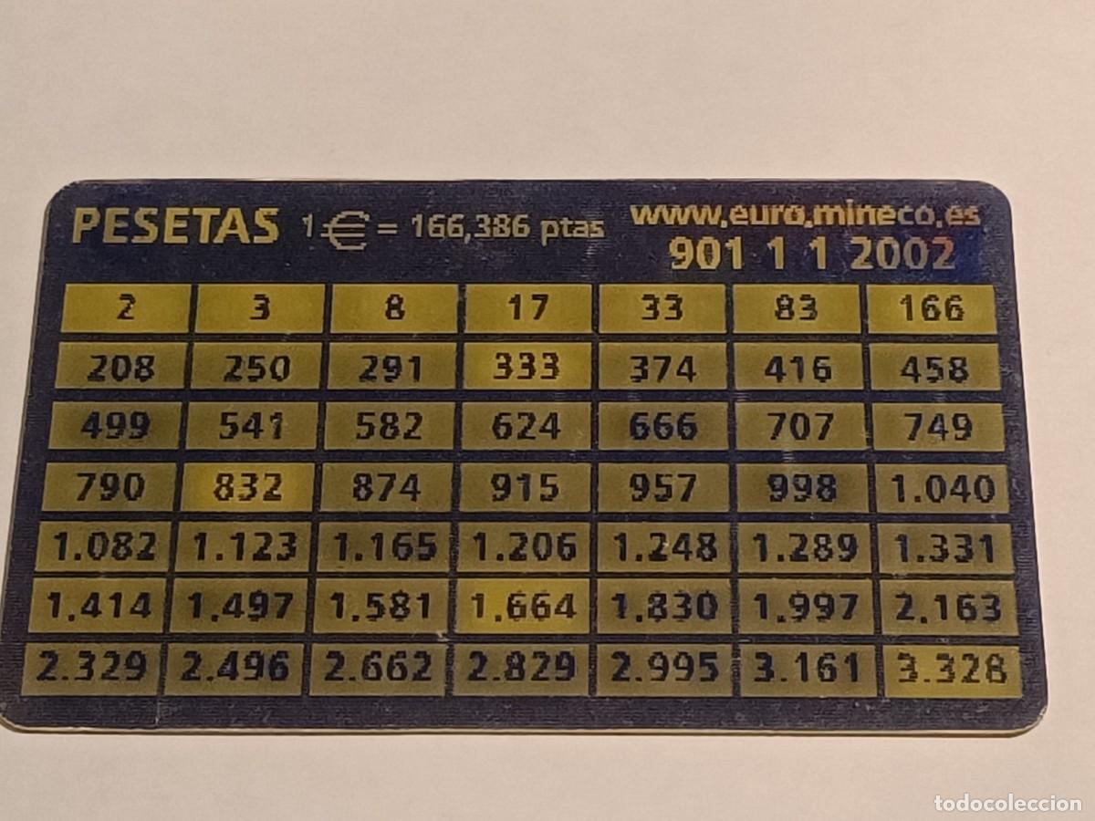 Materiale numismatico: Conversor Euros - Pesetas