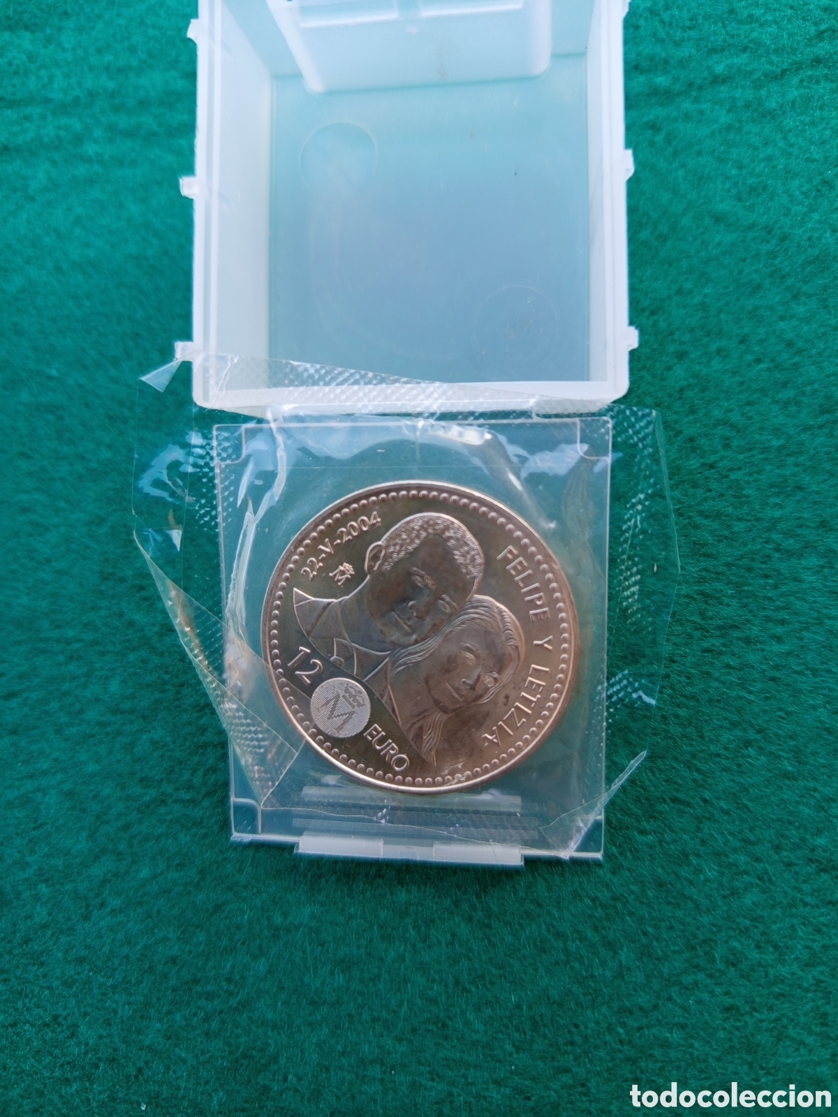 Material numism&aacute;tico: Moneda 12&euro; en su embalaje