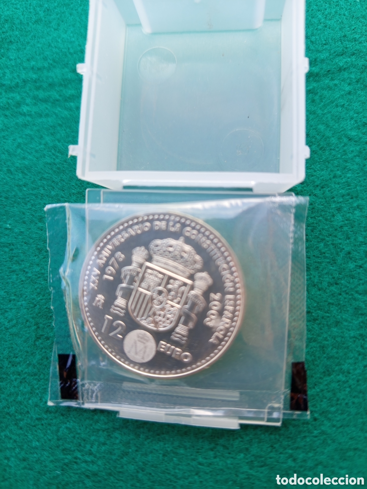 Material numism&aacute;tico: Moneda de 12&euro; en su embalaje