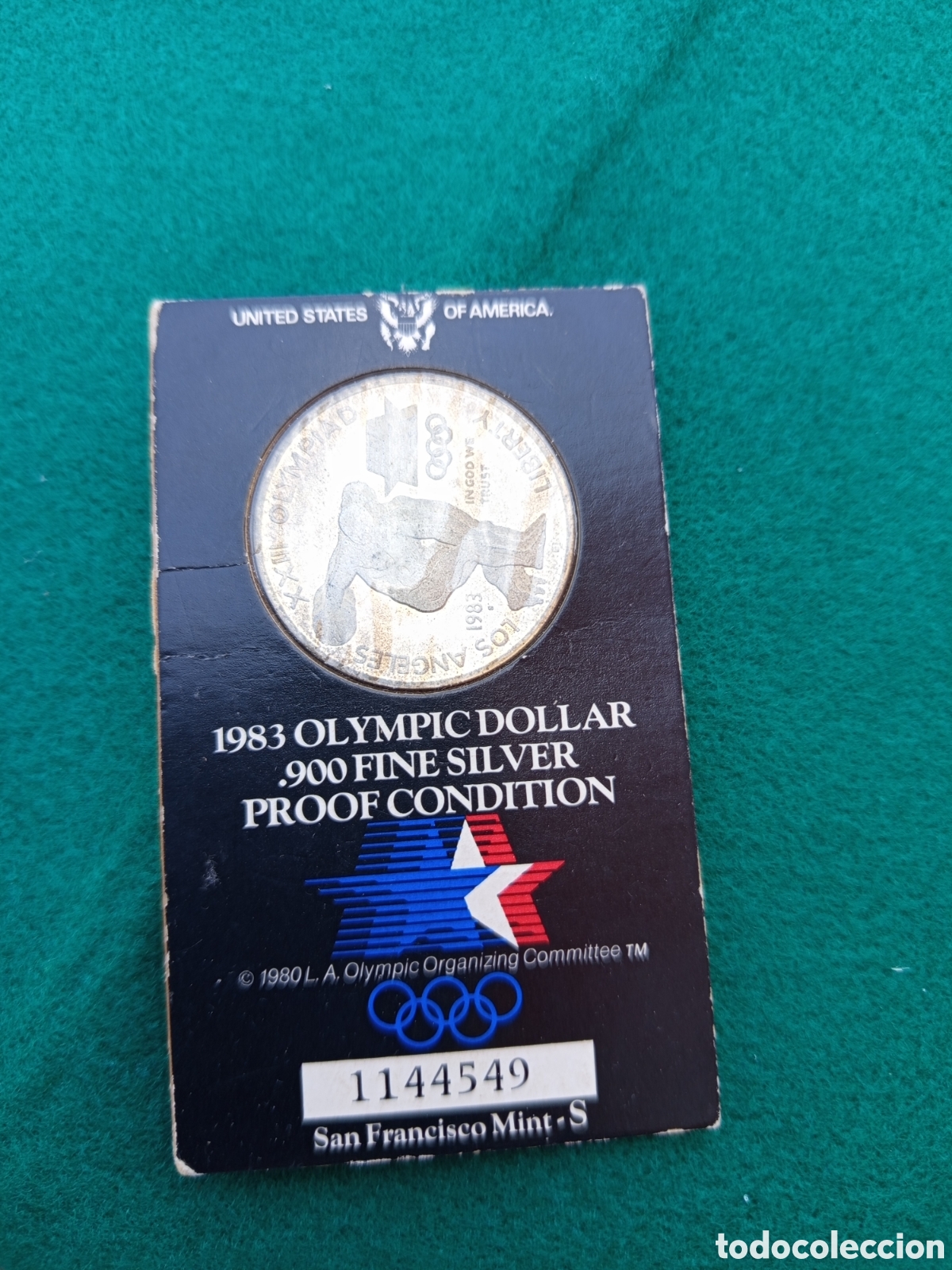 Material numism&aacute;tico: Moneda conmemorativa de one dollar