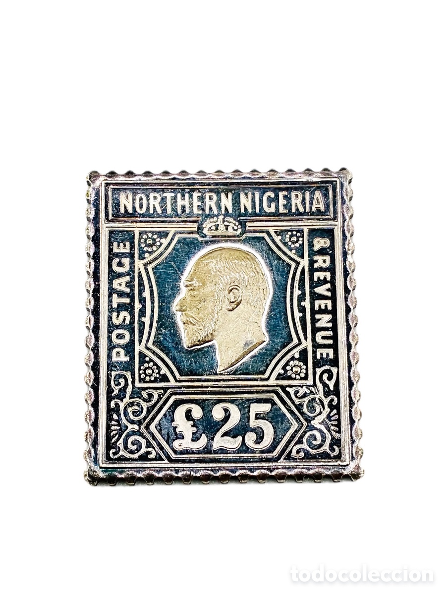 Material numism&aacute;tico: Nigeria del Norte &ndash; &pound;25 (1904&ndash;1905) &ndash; R&eacute;plica en plata pura 999 &ndash; 5,95 g