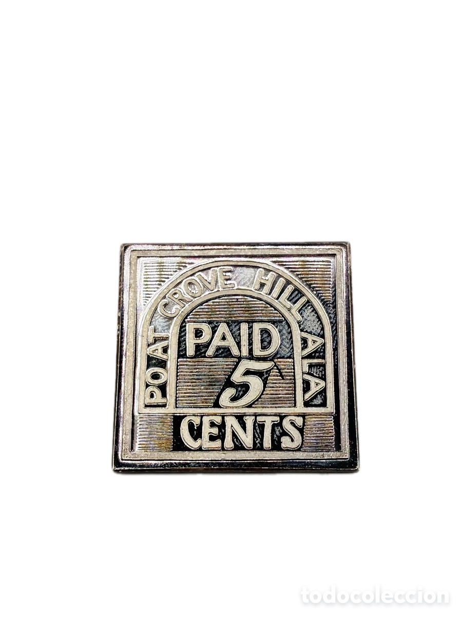 Material numism&aacute;tico: Grove Hill, Alabama &ndash; 5 Cents (1861) &ndash; R&eacute;plica en plata pura 999 &ndash; 5,94 g