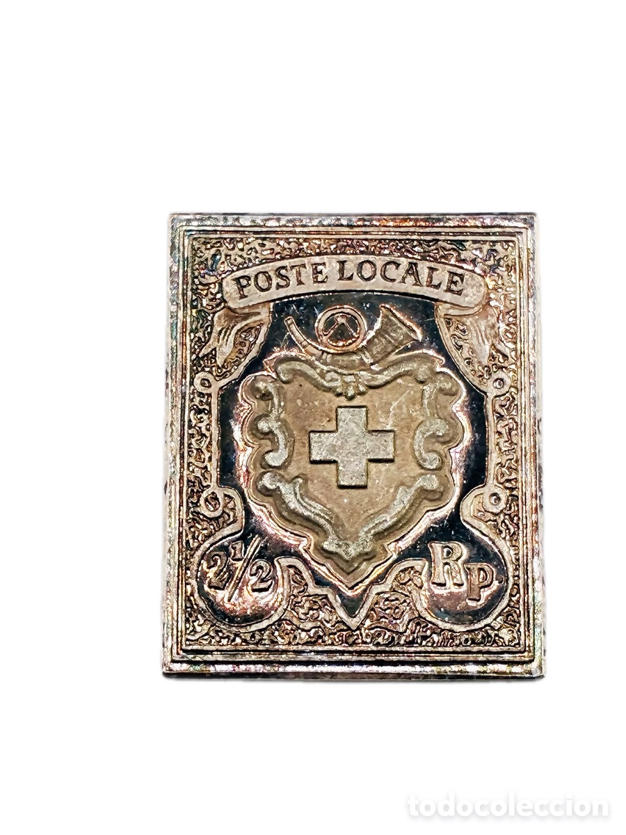 Numismatisches Material: Suiza &ndash; 2&frac12; Rappen (1850) &ndash; R&eacute;plica en plata pura 999 &ndash; 5,1 g