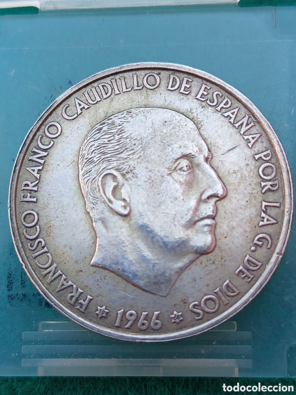 Material numism&aacute;tico: Moneda de 100 pesetas de 1966