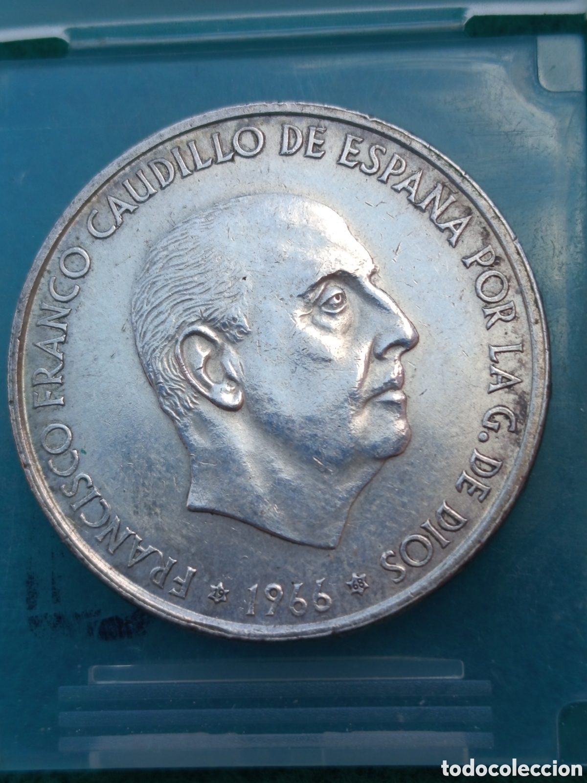 Material numism&aacute;tico: Moneda de 100 pesetas 1966