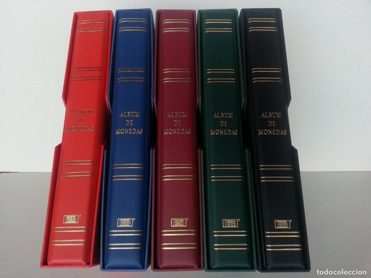 Material numism&aacute;tico: LIQUIDACION Album monedas Folio 4 Anillas Universal 80/80/80 D. Puedes elegir color