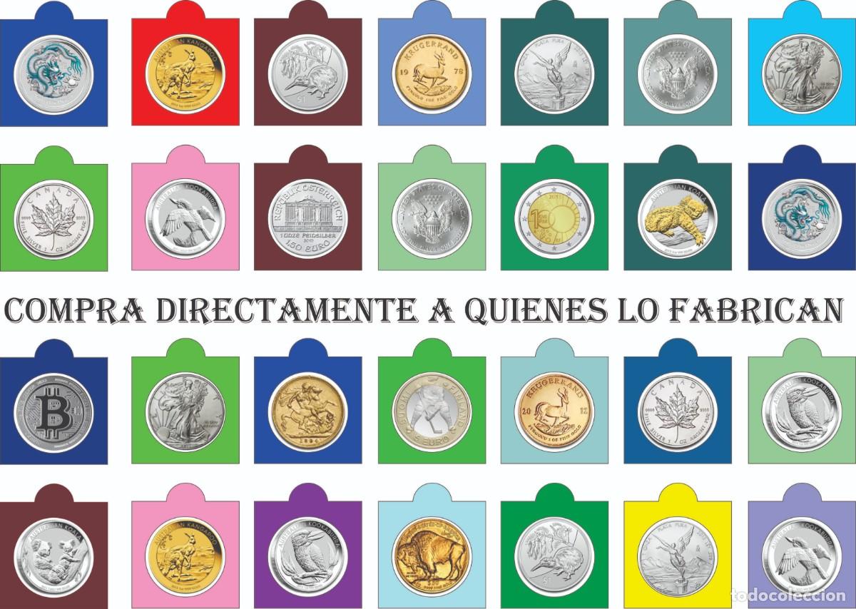 Material numism&aacute;tico: OPORTUNIDAD MAYORISTA : 28.800 cartones monedas.Grapar.Con solapa.Excelentes. Di&aacute;metro elegir.