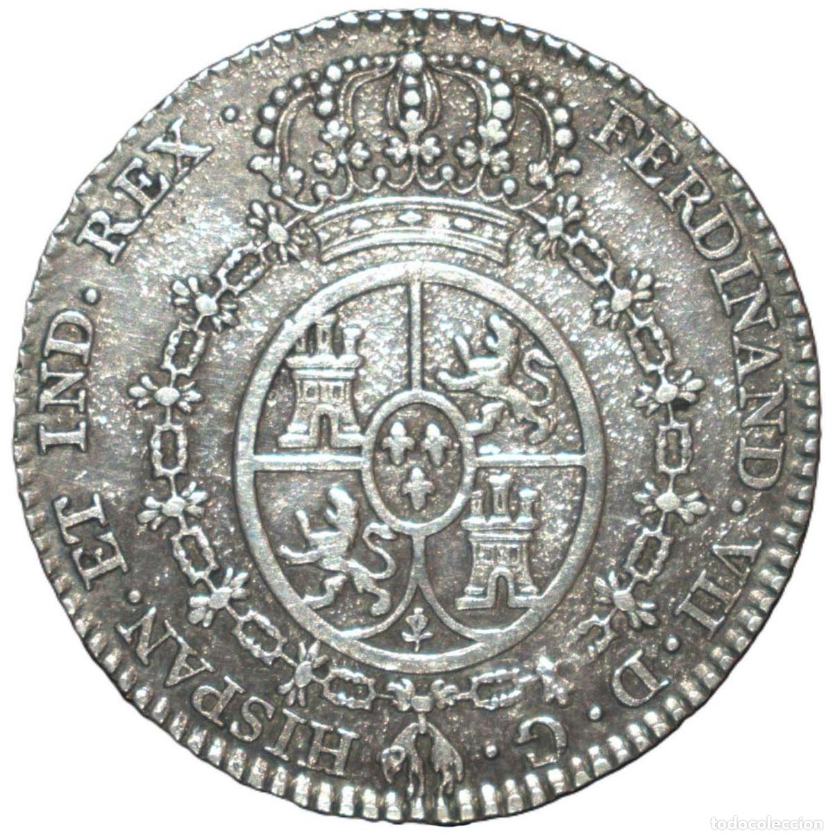 Material numism&aacute;tico: 1808. Fernando VII. Madrid. 2 Reales. Medalla Proclamacion