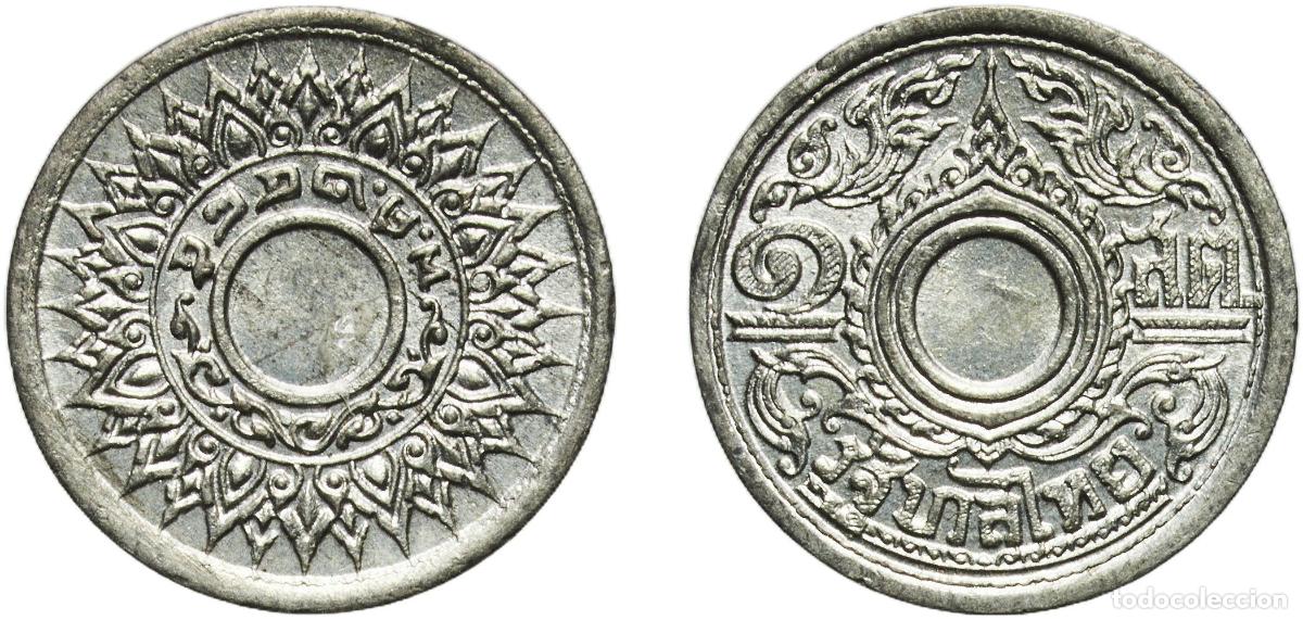 Material numism&aacute;tico: Thailand Kingdom 2485 (1942) 1 Satang - Rama VIII Tin (20700000) 1.47g UNC Y 57 Sch&ouml;n 209
