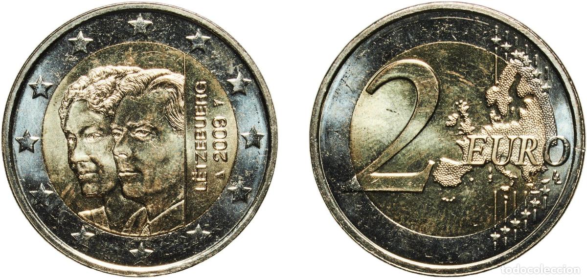 Material numism&aacute;tico: Luxembourg 2009 2 Euros - Henri I (Accession of Charlotte) Bimetallic: nickel brass clad nickel cen