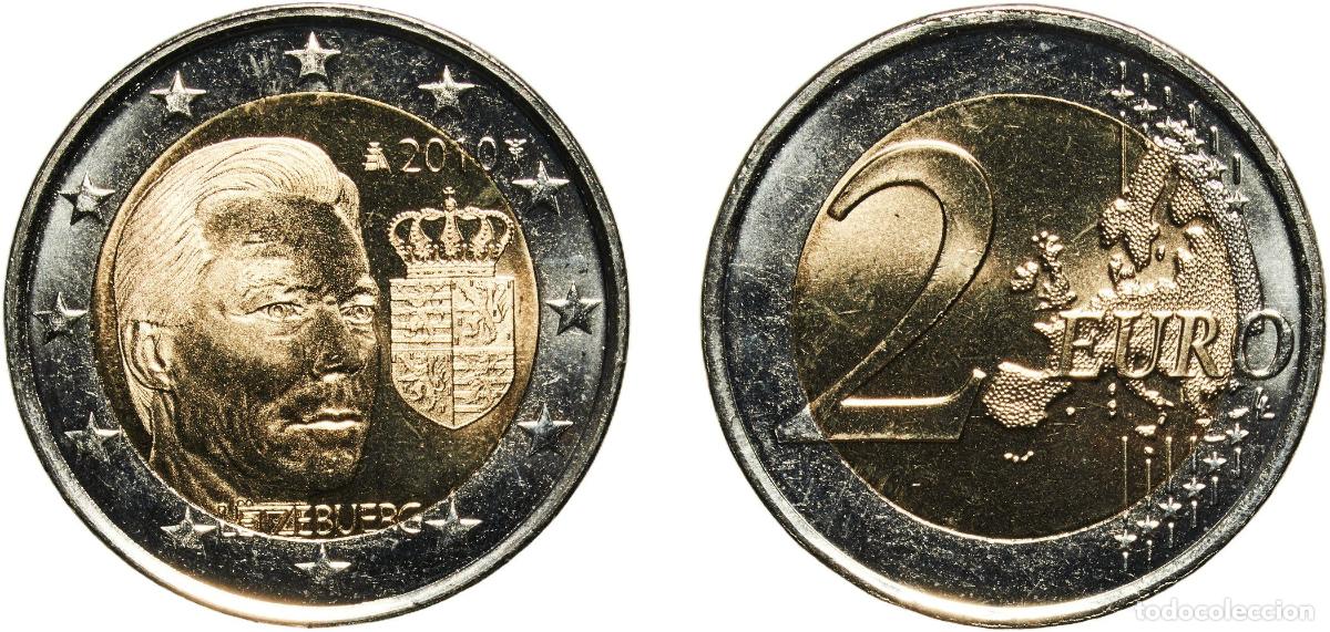 Material numism&aacute;tico: Luxembourg 2010 2 Euros - Henri I (Duke Henri) Bimetallic: nickel brass clad nickel centre in coppe