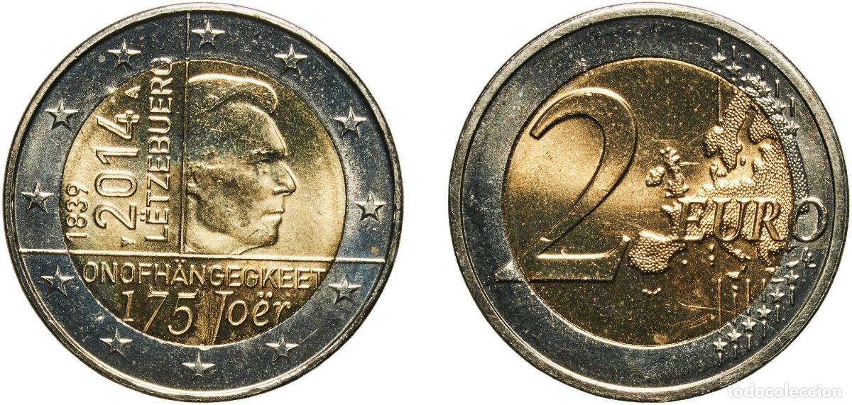 Material numism&aacute;tico: Luxembourg 2014 2 Euros - Henri I (175 Years of the Nation) Bimetallic: nickel brass clad nickel ce