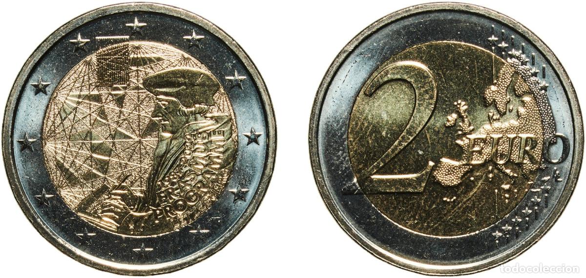 Material numism&aacute;tico: Luxembourg 2022 2 Euros - Henri I (Erasmus Programme) Bimetallic: nickel brass clad nickel centre i