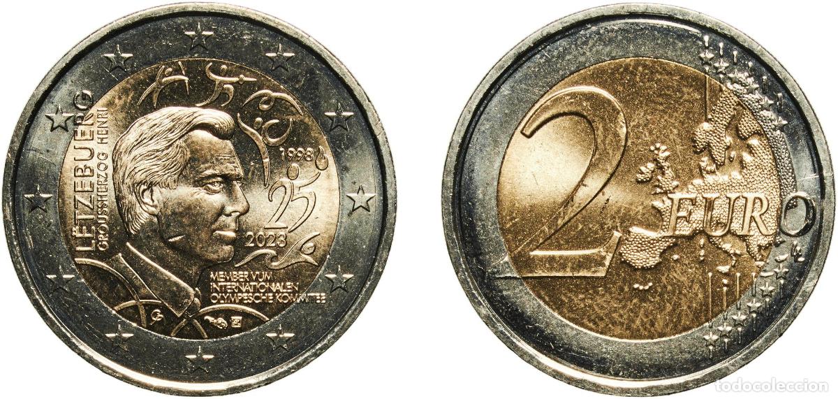 Material numism&aacute;tico: Luxembourg 2023 2 Euros - Henri I (Grand Duke Henri as a member of the International Olympic Commit