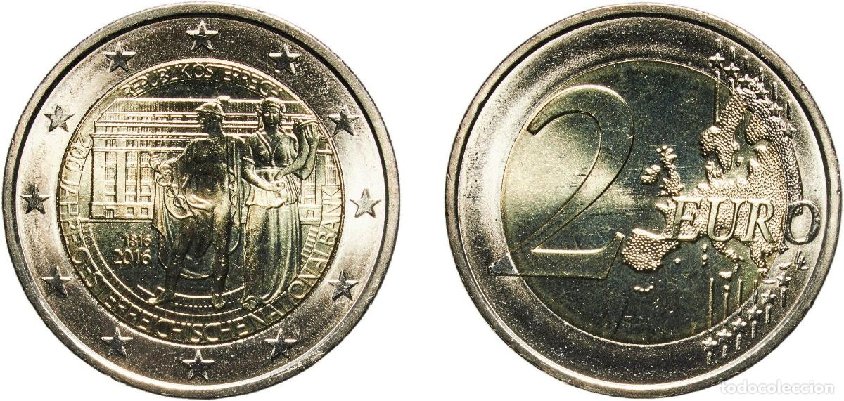 Material numism&aacute;tico: Austria Second Republic 2016 2 Euros (Anniversary of the National Bank) Bimetallic: nickel brass cl