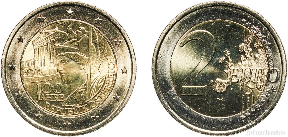 Material numism&aacute;tico: Austria Second Republic 2018 2 Euros (Republic of Austria) Bimetallic: nickel brass clad nickel cen